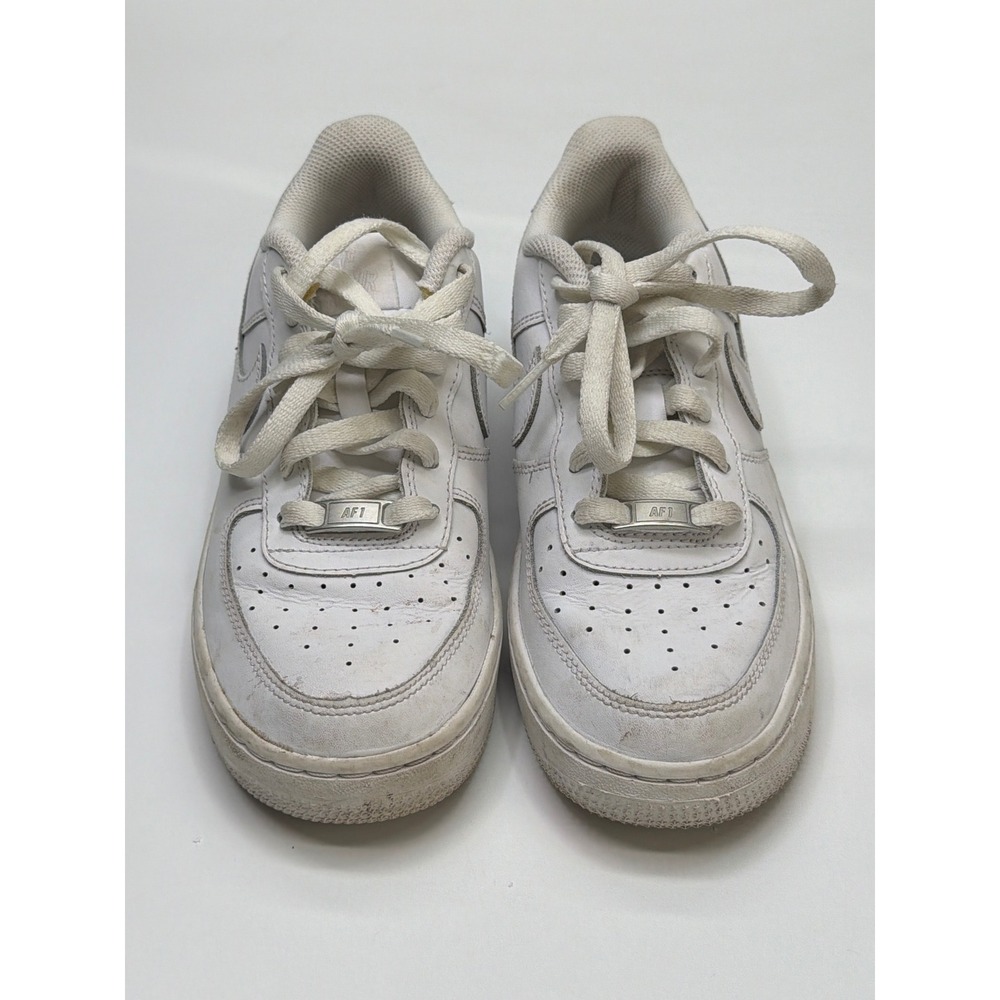 Kids White Nike Air Force 1 Low Casual Sneakers Shoes Size 5Y‎ DH2920-111